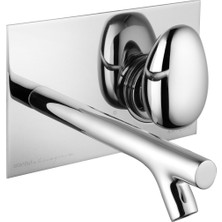 Vitra Istanbul A42231 Ankastre Lavabo Bataryası, Uzun, Sıva Üstü, Krom