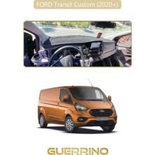 Ford Transit Custom 2020+TORPİDO Koruma Halısı Bej Kenar