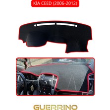 Kia Ceed 2006-2012TORPİDO Koruma Halısı Kırmızı Kenar