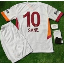Gâlatâsarây 2024-25 Yeni Sezon Lorey Sane Deplasman Çocuk Forması Hedyeli 4'lü Set