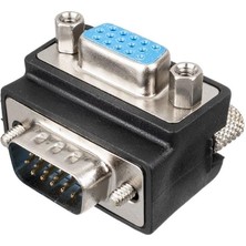 Powermaster VGA Dişi  Çevirici 90° Derece L Tip