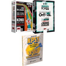 2026 Kpss Lise Ön Lisans Konu Modüler - Ortaöğretim Orijinal 2010-2024 Konu Konu Çıkmış + 3lü Deneme