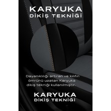 Honda City 1996–2008 Natura Serisi Raşel Füme Siyah Koltuk Kılıfı