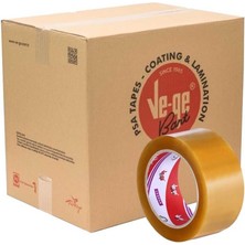 Vege Koli Bantı Leopar 45 mm x 100 Metre Şeffaf Koli Bandı (1 Koli 48 Adet)