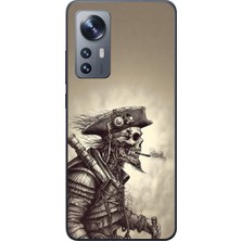 Dali Design Xiaomi Mi 12 Pro Uyumlu Şeffaf Kılıf Pirate 1 Tasarımlı