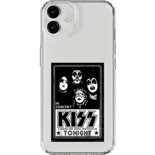 Dali Design iPhone 12 Uyumlu Şeffaf Kılıf Kiss Tasarımlı