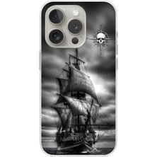 Dali Design iPhone 12 Pro Max Uyumlu Şeffaf Kılıf Pirate 2 Tasarımlı