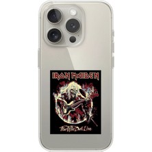 Dali Design iPhone 13 Pro Max Uyumlu Şeffaf Kılıf Iron Maiden Tasarımlı