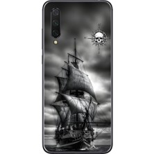 Dali Design Xiaomi Mi 9 Lite Uyumlu Şeffaf Kılıf Pirate 2 Tasarımlı