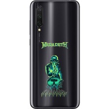 Dali Design Xiaomi Mi 9 Lite Uyumlu Şeffaf Kılıf Mega Death Tasarımlı
