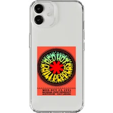 Dali Design iPhone 12 Mini Uyumlu Şeffaf Kılıf Red Hot Chili Peppers Tasarımlı