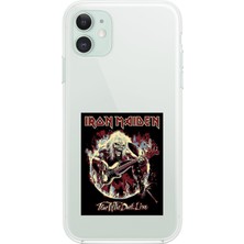 Dali Design iPhone 11 Uyumlu Şeffaf Kılıf Iron Maiden Tasarımlı