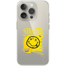 Dali Design iPhone 15 Pro Uyumlu Şeffaf Kılıf Nirvana Tasarımlı