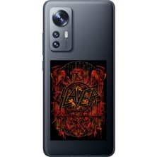 Dali Design Xiaomi Mi 12 Uyumlu Şeffaf Kılıf Slayer Tasarımlı