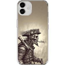 Dali Design iPhone 12 Mini Uyumlu Şeffaf Kılıf Pirate 1 Tasarımlı