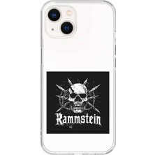 Dali Design iPhone 13 Mini Uyumlu Şeffaf Kılıf Rammstein Tasarımlı