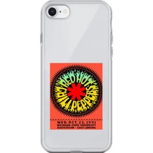 Dali Design iPhone 6 Uyumlu Şeffaf Kılıf Red Hot Chili Peppers Tasarımlı