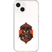 Dali Design iPhone 13 Mini Uyumlu Şeffaf Kılıf Motörhead Tasarımlı