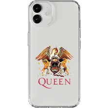 Dali Design iPhone 12 Mini Uyumlu Şeffaf Kılıf Queen Tasarımlı