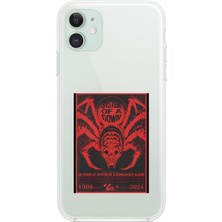 Dali Design iPhone 11 Uyumlu Şeffaf Kılıf System Of A Down Tasarımlı