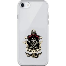 Dali Design iPhone 6 Plus Uyumlu Şeffaf Kılıf Pirate 4 Tasarımlı