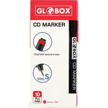 Globox 1002 Cd Kalemi S Kırmızı (10 Lu Kutu)