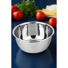 Inox Kase  - 22 cm 1.2 Litre Karıştırma Kabı Profesyonel 304 Paslanmaz Çelik 721836