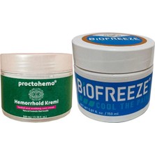 Bayilik XML Proctohemo 100 ml Hemer.oid Cream+Biofreeze Cool The Pain Cream 150 ml