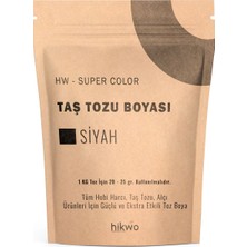Toz Boya, Taş Tozu, Hobi ve Mum Boyası, 100 Gr, Siyah