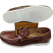 King Shoes Kahverengi Tımbırlent Ayakkabı