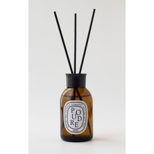 100 ml Bambu Çubuklu Amber Şişe Oda Kokusu, Ferah ve Hoş Koku