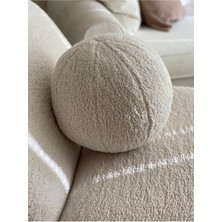 Yumuşak ve Rahat Teddy Top Yastık, Beyaz, Huzurlu Uyku Için Mükemmel Seçim