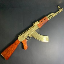 Ak-47 💛 Gold Rusya 🇷🇺 (1947) Dekoratif Koleksiyonluk Pahalı Oyuncak