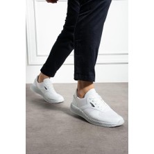 Siyah - Erkek Sneaker Fileli Günlük Rahat Ayakkabı