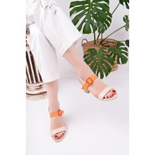 Renkli Kadın Günlük Şık Topuklu Ayakkabı