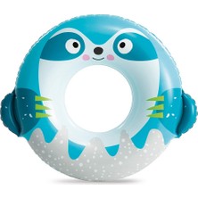 intex 76 cm Hayvan Figürlü Şişme Yüzme Simidi – Cute Tube Animals Serisi –40 kg Kapasiteli