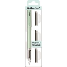 Scrikss Primeo Dolma Kalem Set M Uç Mint (3'lü Yeşil Kartuş)