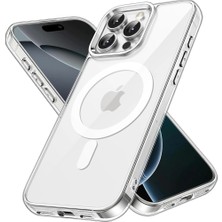 iPhone 16 Pro Max Magsafe Özellikli Şeffaf Kılıf