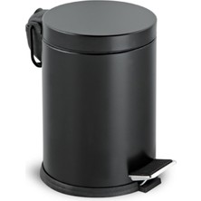 Paslanmaz Çelik Pedallı Çöp Kovası 12 Litre, Ev, Ofis, Banyo, Mutfak Için Ideal