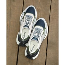 Itallano 0381 Deri Gri Sneaker Erkek Ayakkabı