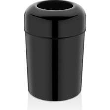 15 Litre Siyah Çöp Kovası Kapaklı, Temiz ve Kullanışlı Tasarım