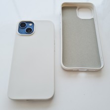 Pirok Store iPhone 13 Uyumlu Lansman İçi Kadife Esnek Soft Silikon Kılıf