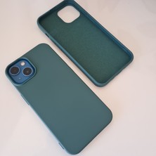 Pirok Store iPhone 13 Uyumlu Lansman İçi Kadife Esnek Soft Silikon Kılıf