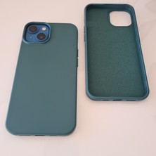 Pirok Store iPhone 13 Uyumlu Lansman İçi Kadife Esnek Soft Silikon Kılıf