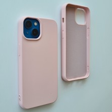 Pirok Store iPhone 13 Uyumlu Lansman İçi Kadife Esnek Soft Silikon Kılıf