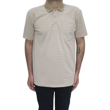 Santa Fistan Store Erkek Düz Spor Kesim Normal Kalıp Polo Yaka Tek Cepli T-Shirt
