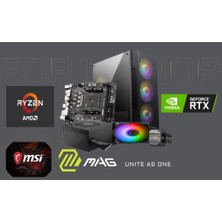 Msı Gaming Water Cooling Pc / 8 GB RTX-5060 / Ryzen 5600 / 16 GB Ram / 512GB M.2 SSD / Wifi / WİN11 Pro