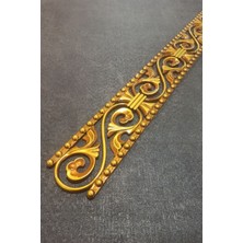 Eskitme Saray Tavan Bordür Çıta, 10,5X100 Cm, Şık ve Zarif Dekoratif Detay