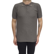 Santa Fistan Store Erkek Düz Spor Kesim Dar Kalıp Polo Yaka T-Shirt