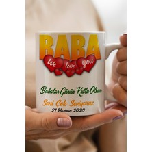 Kişiye Özel Babalar Günü Temalı Kupa Bardak